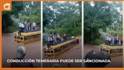 Bus driver who puts passengers at risk by crossing a river could face prosecution
